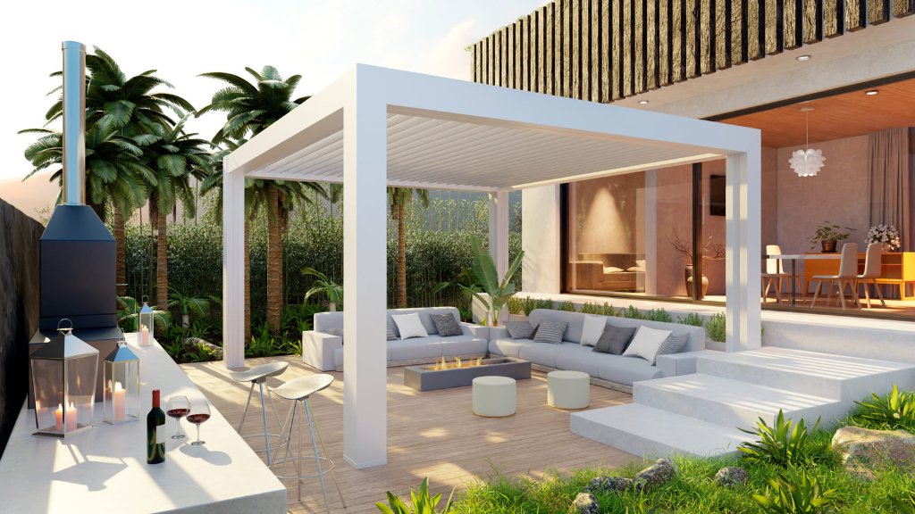 Pergola méditerranéenne - Saint-Tropez
