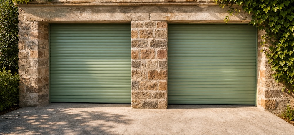 Double porte de garage