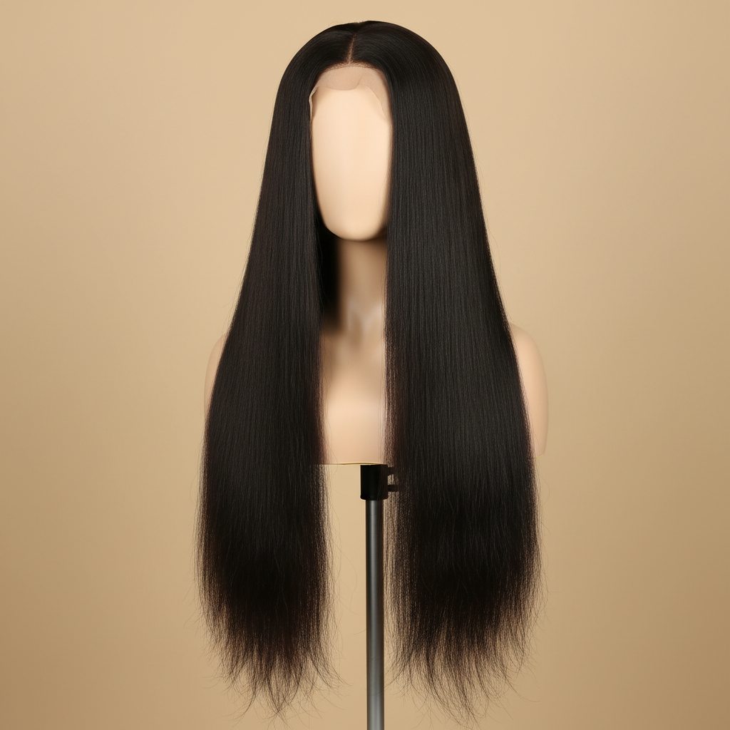 Megalook 200% Straight Long Wig
