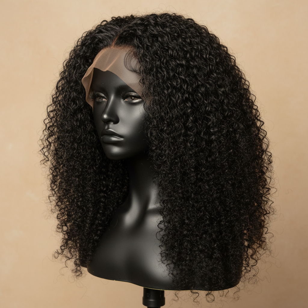 Megalook Kinky Curly Lace Front Wig
