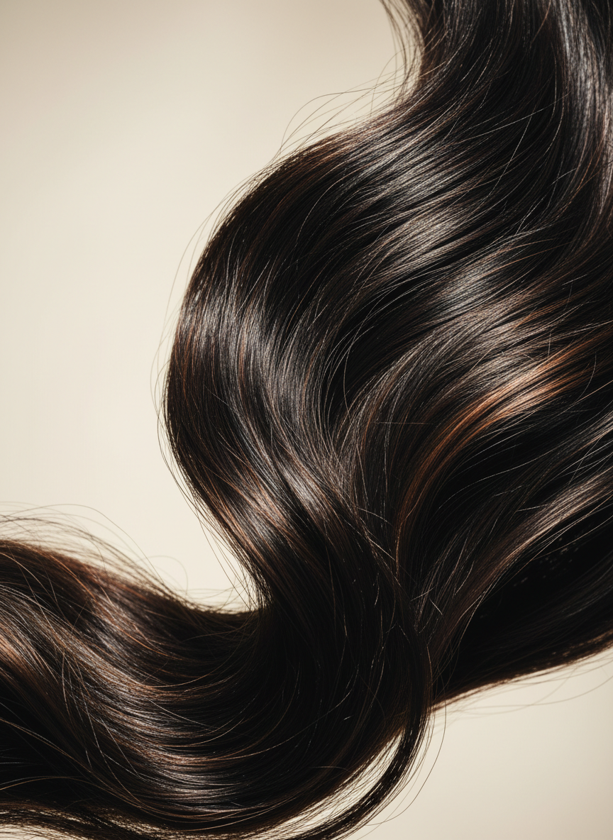 Luxurious flowing Indian hair with incredible texture and shine