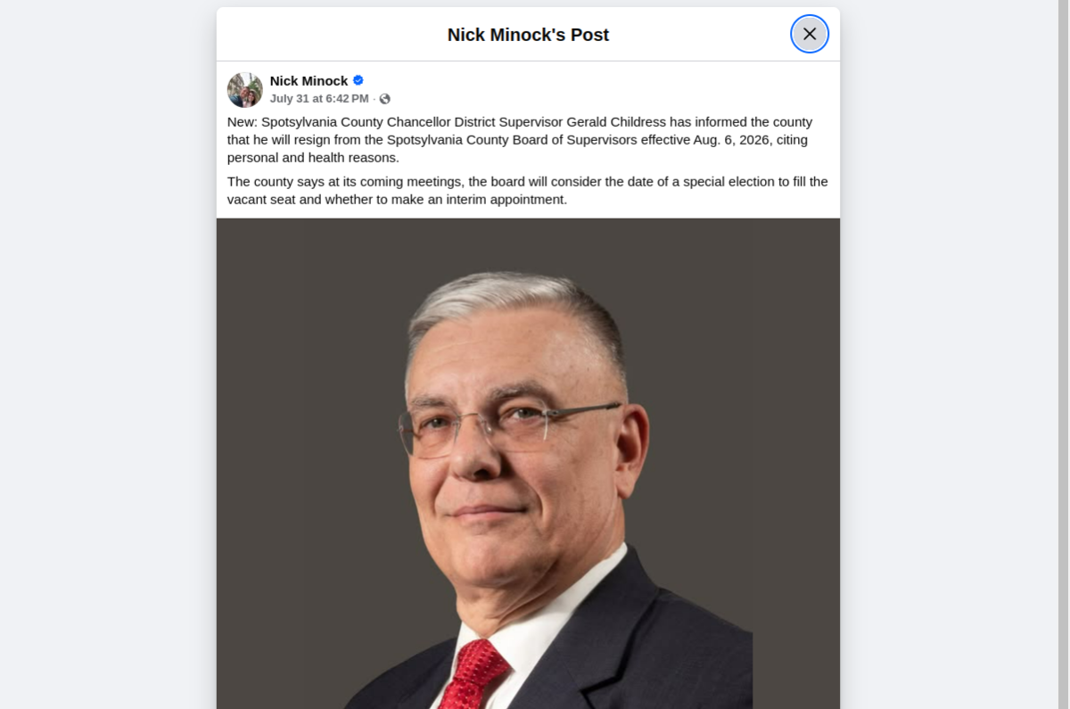Nick Minock_Spotsylvania_fb_screenshot.png