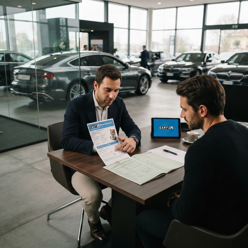 Come Leggere la Storia di un'Auto Usata tra Libretto e Report CARFAX
