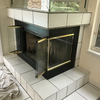 Air duct cleaning — before and after flex duct comparison