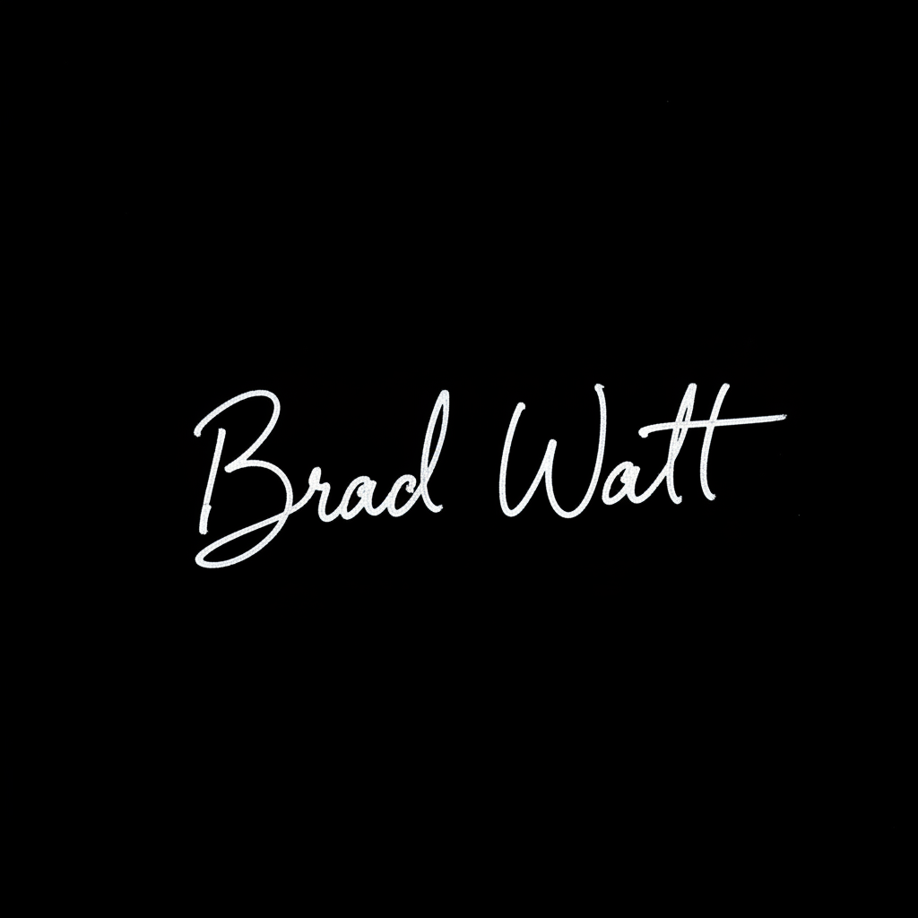 Brad Watt signature
