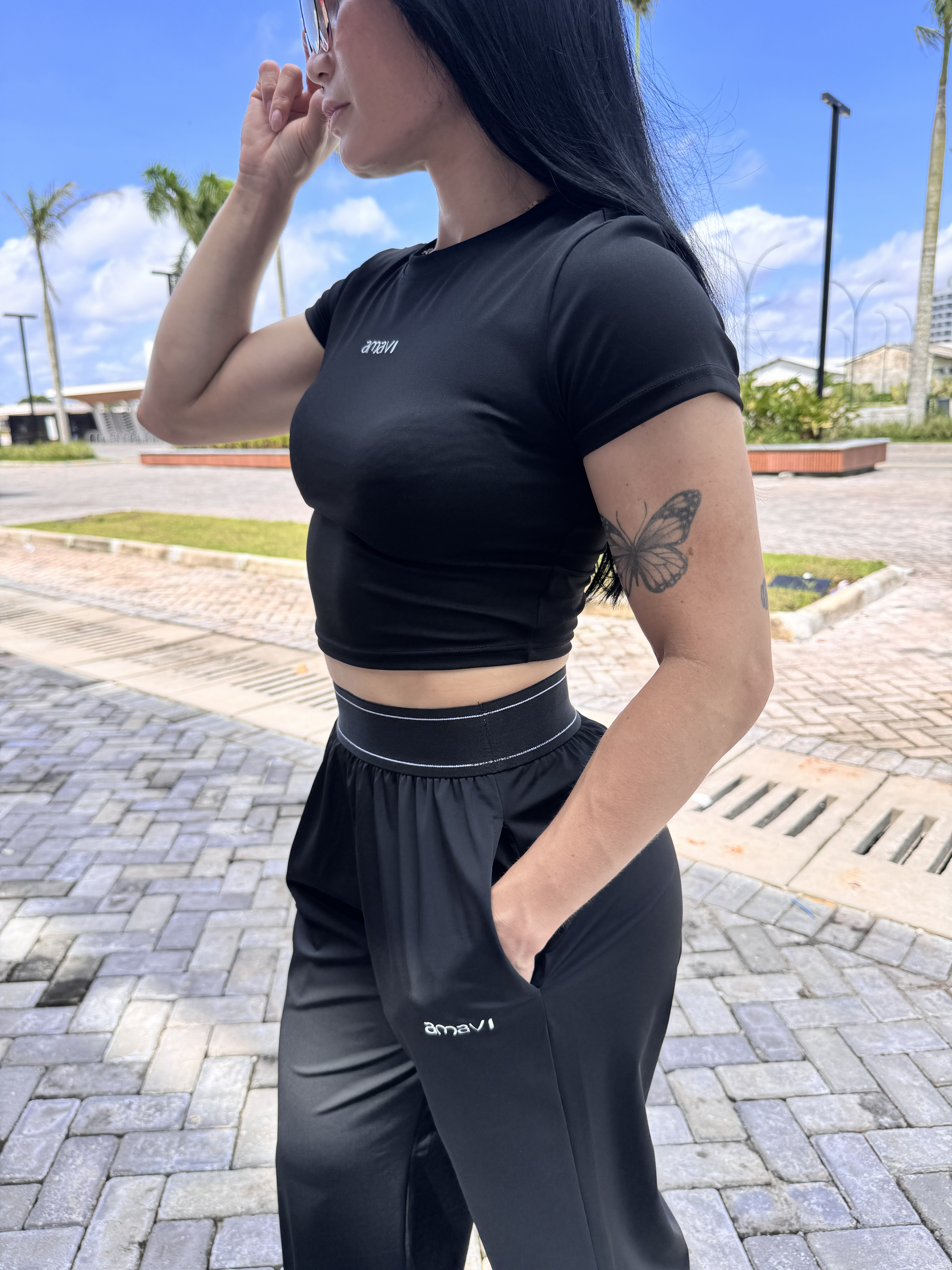  Calça Pantalona Esportiva