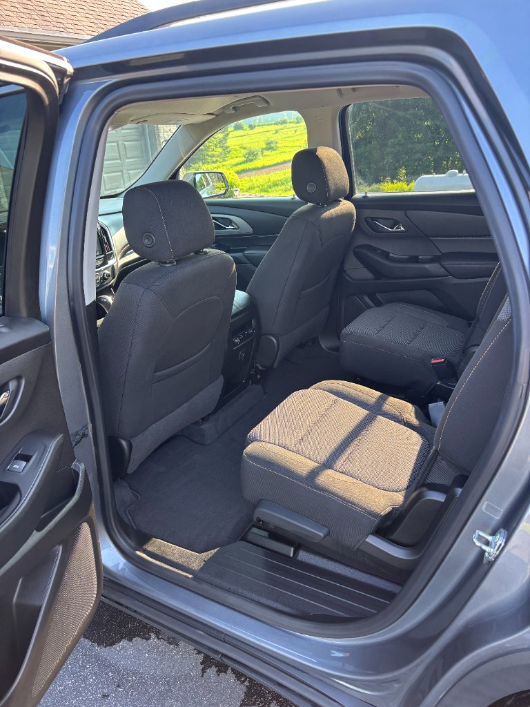 Clean rear interior seats after professional detailing