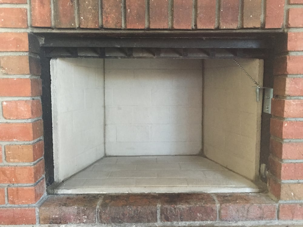 Clean firebox after service