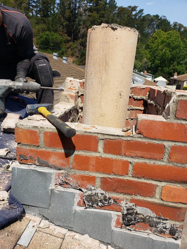 Brown spark arrestor cap - completed job
