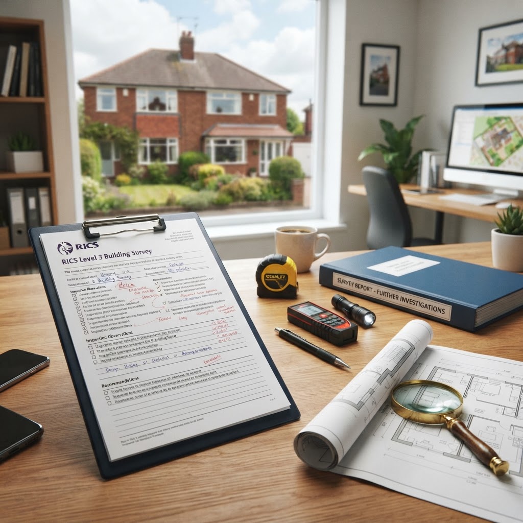 RICS Level 3 Survey: Handling 'Further Investigations'