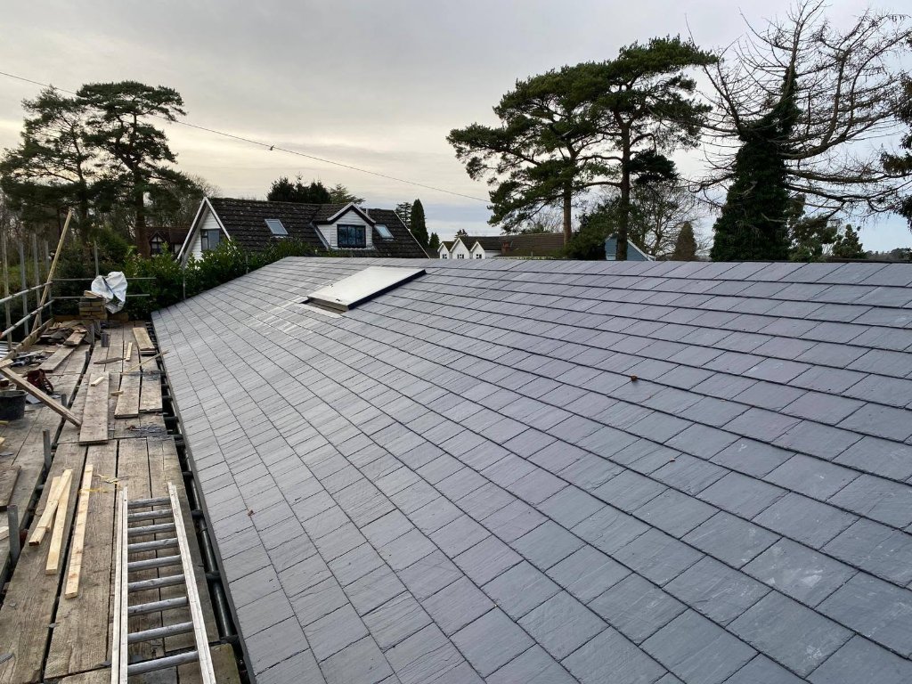 Fully completed roofing project by Bumblebee Roofing Ltd