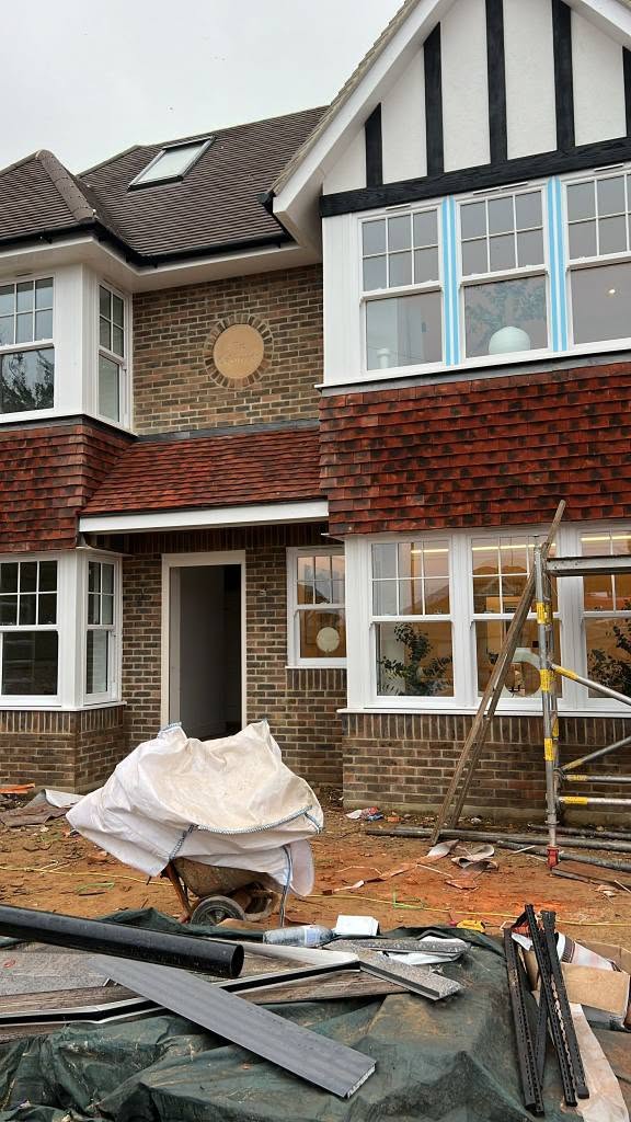 Finished roof on residential property by Bumblebee Roofing Ltd