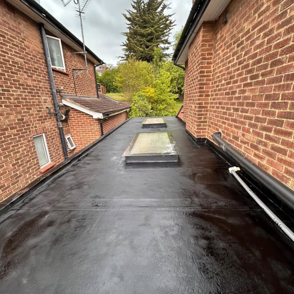 Chimney repointing and lead flashing repair by Bumblebee Roofing