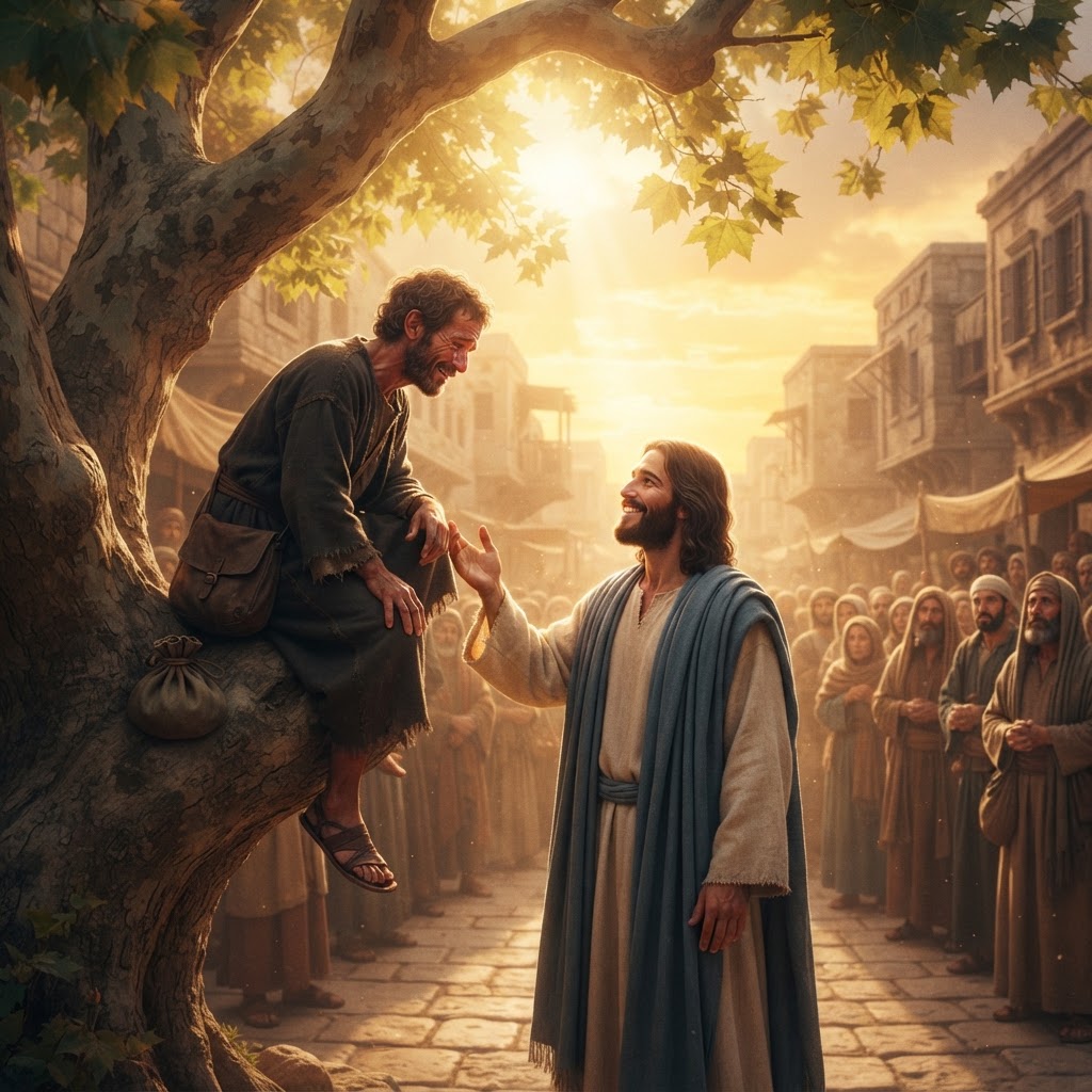 Herabgestiegen in die Gnade: Zachäus und die rettende Liebe Jesu
