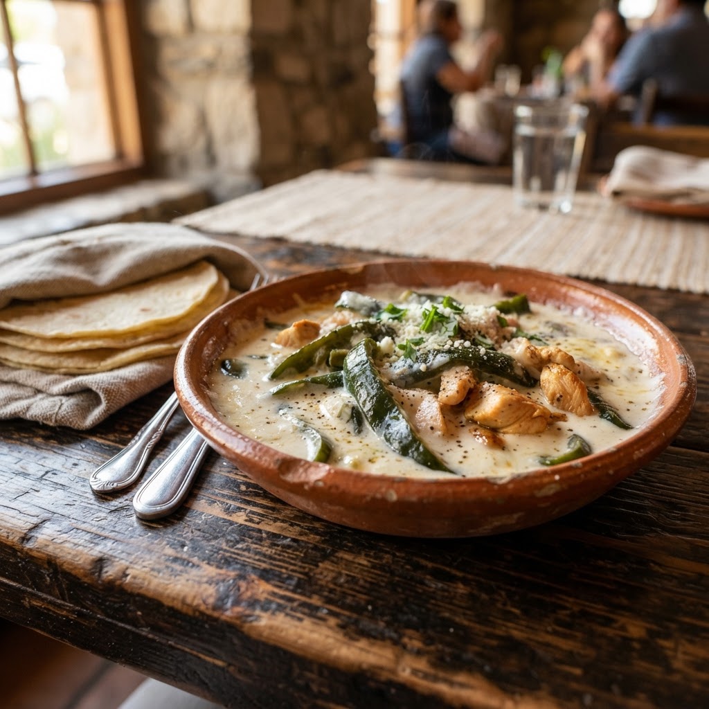 Rajas con Crema