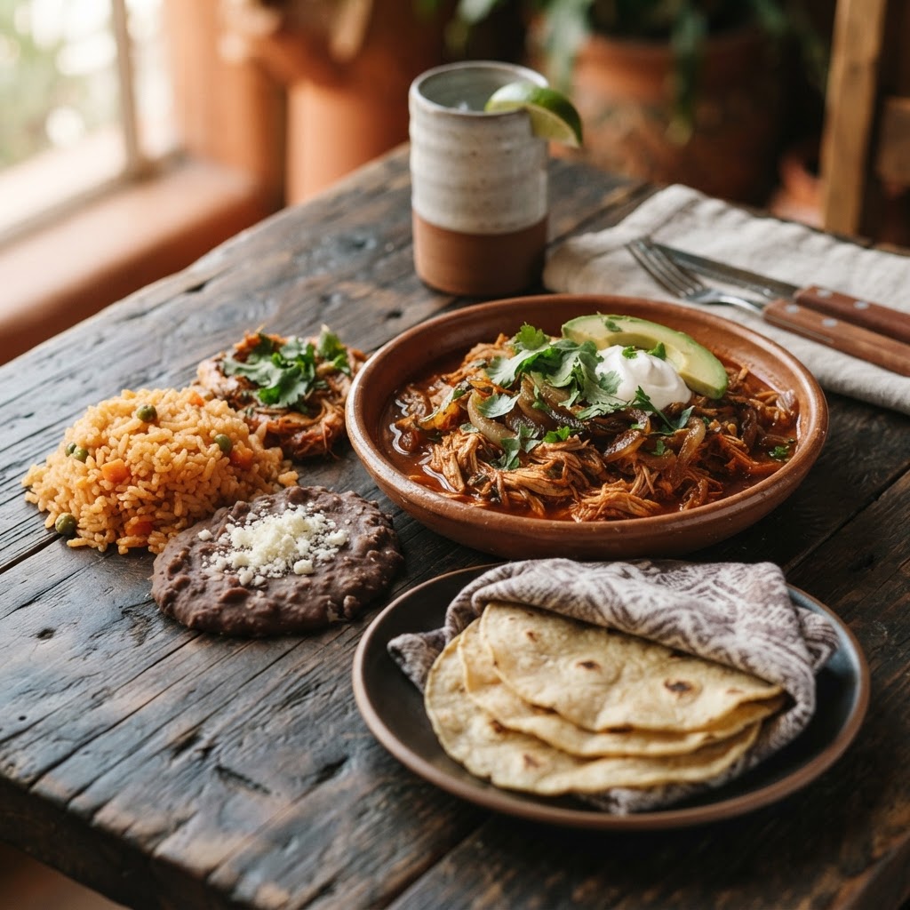 Chicken Tinga Plate