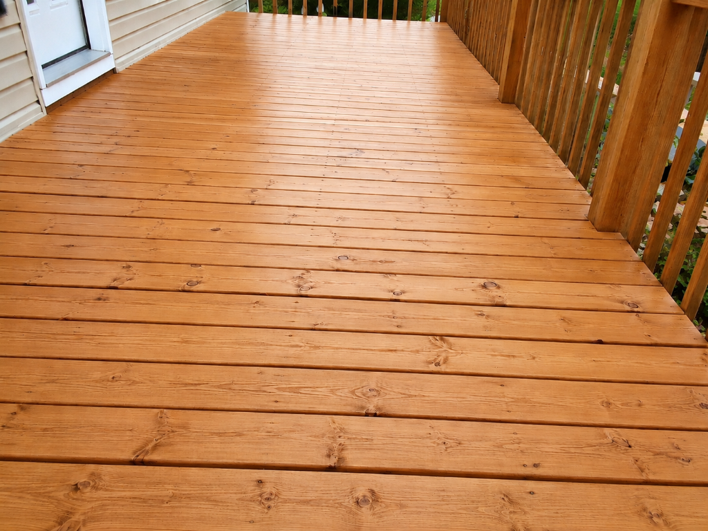 Restored deck