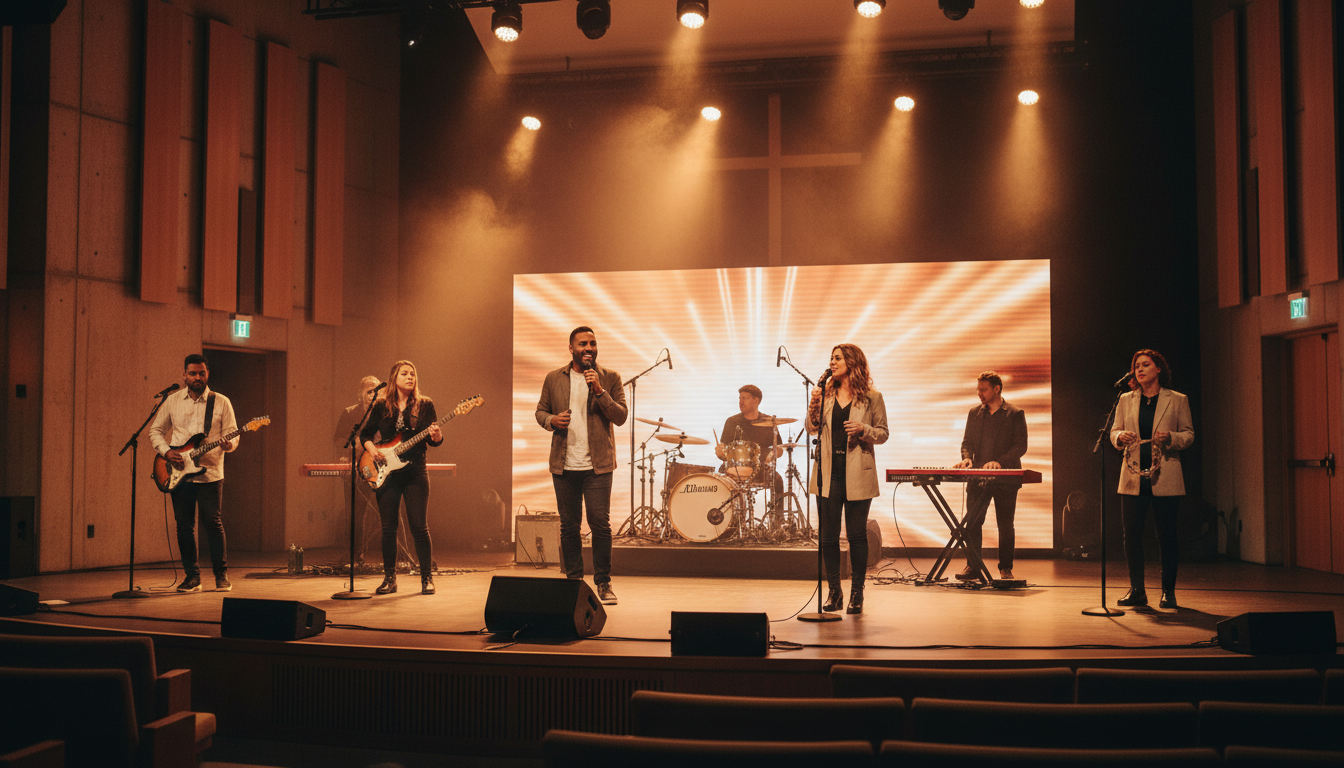 Passionate worship experience at Presence Church