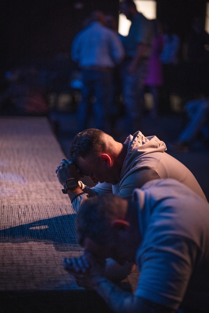 Man in prayer