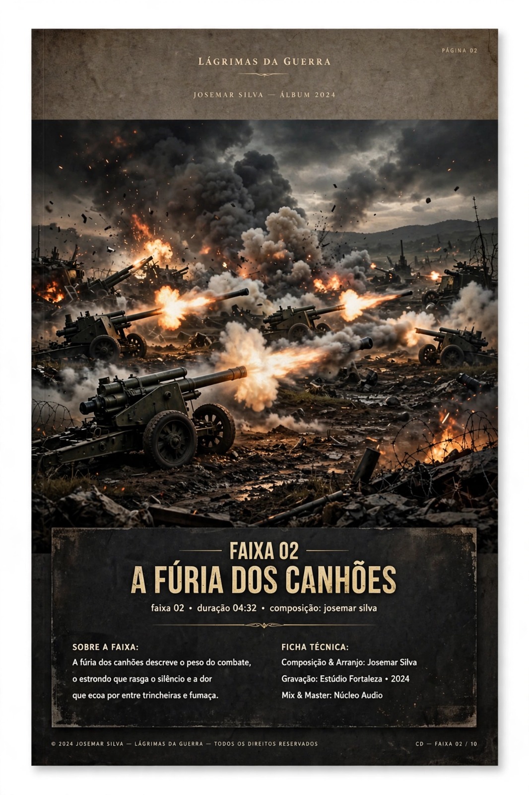 Lágrimas da Guerra - Faixa 02 (A Fúria dos Canhões)