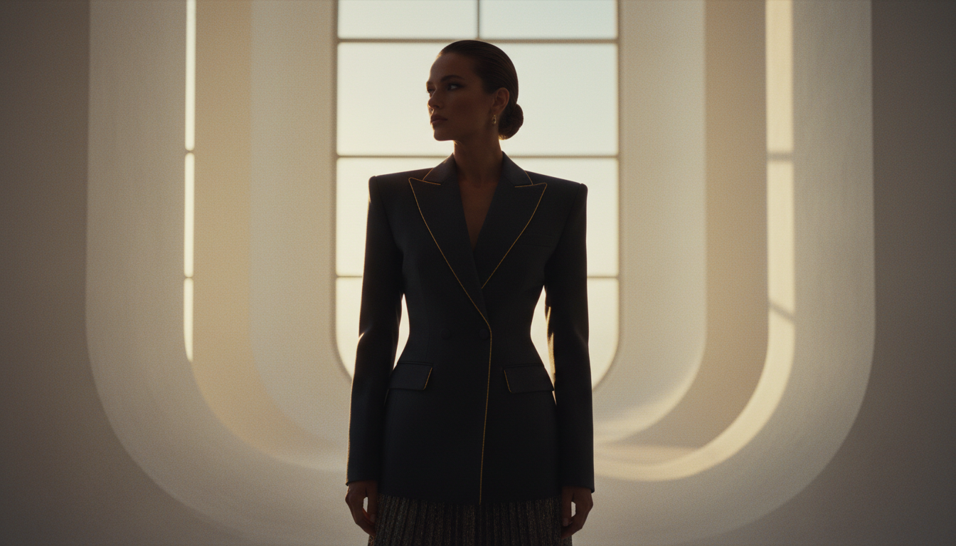 Elegant fashion editorial backdrop representing timeless luxury style