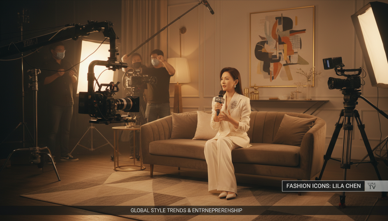 Yolanda Porter during a professional media interview showcasing her industry expertise