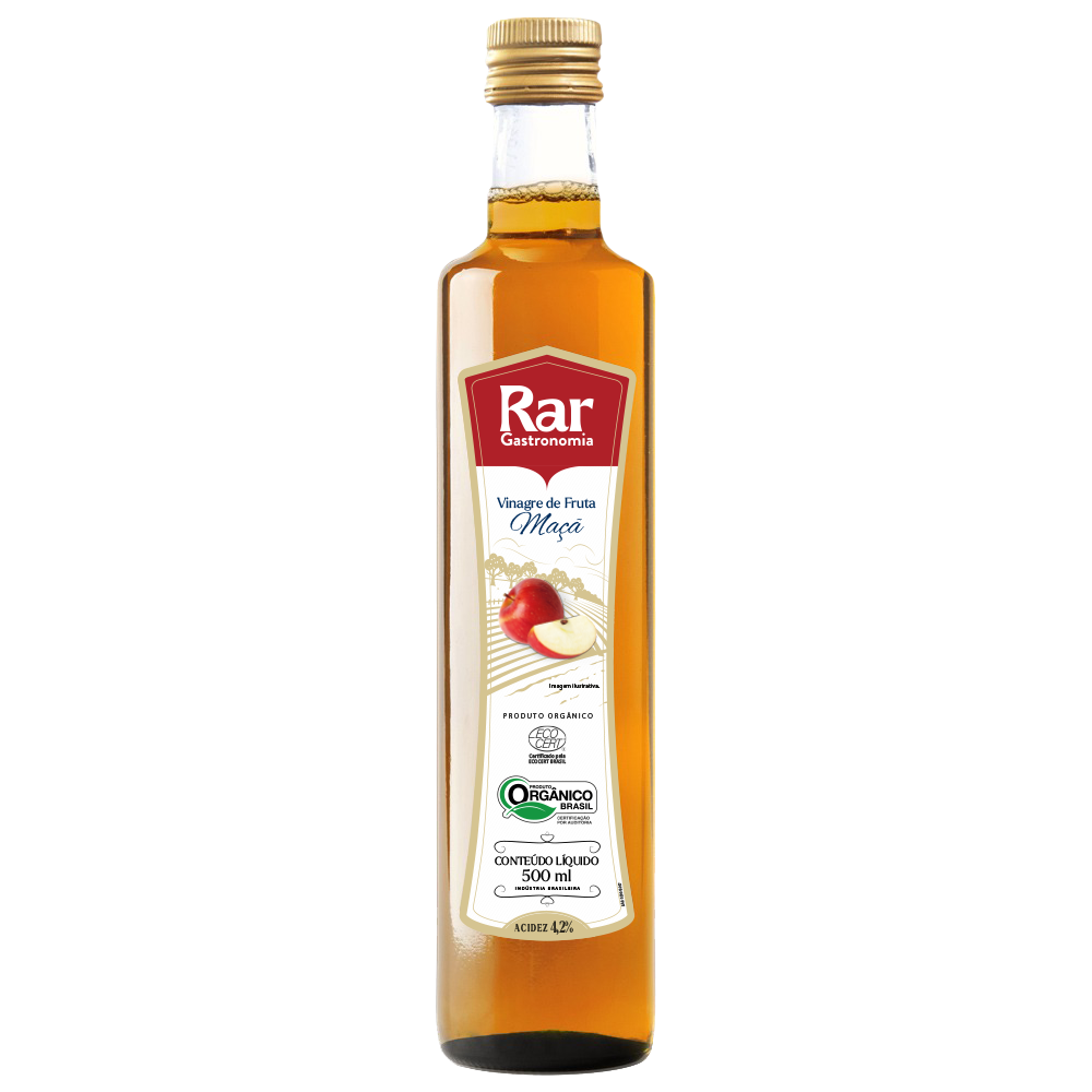 Vinagre de Maçã Orgânico RAR 500ml