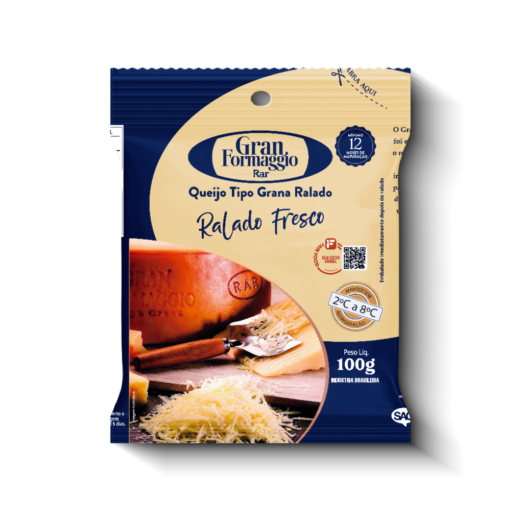Queijo Gran Formaggio Ralado 100g Fresco
