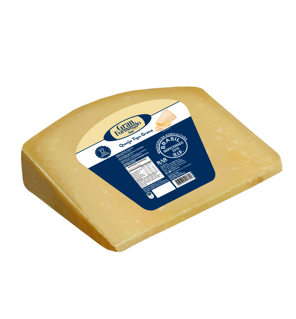 Queijo Gran Formaggio 12 Meses Frac 1000g Vácuo
