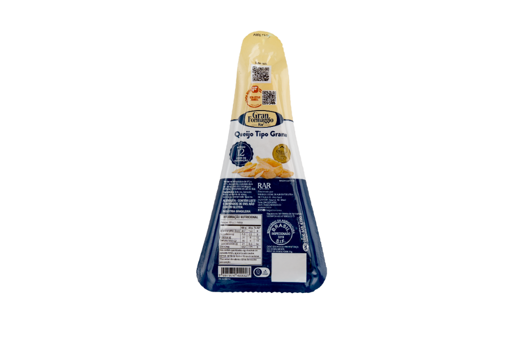 Queijo Gran Formaggio 12 Meses Frac 200g Term 10kg