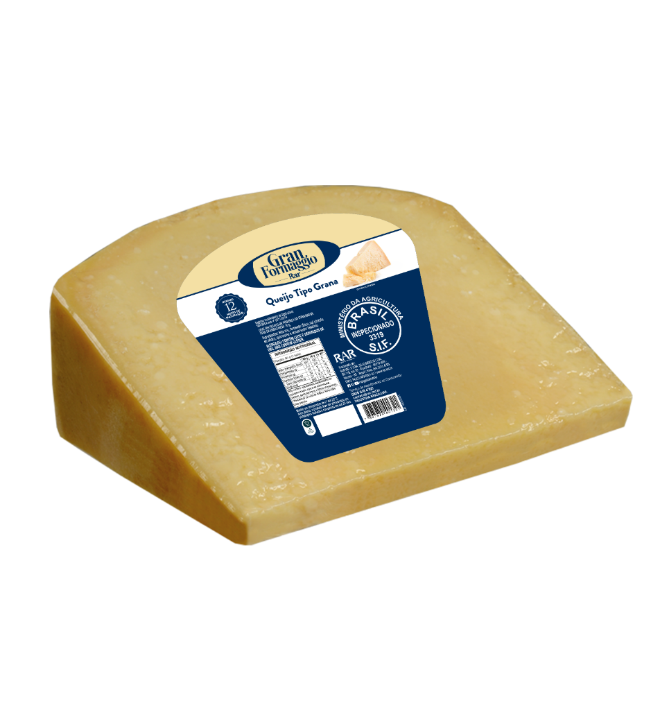 Queijo Gran Formaggio 12 Meses Frac 2000g Vácuo