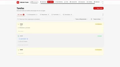 gestão de tarefas template preview