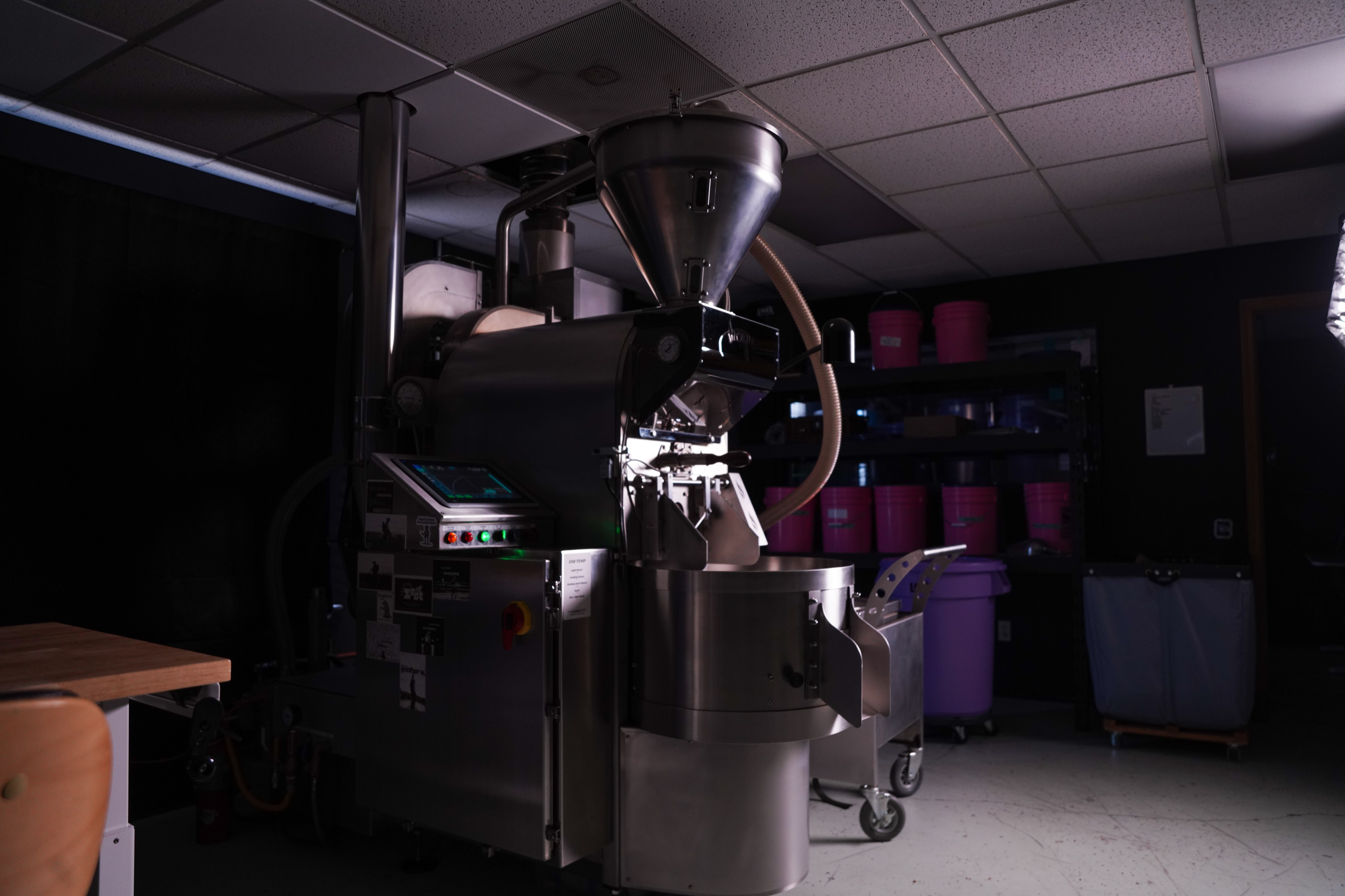 Coffee roasting at Ryder Roasters