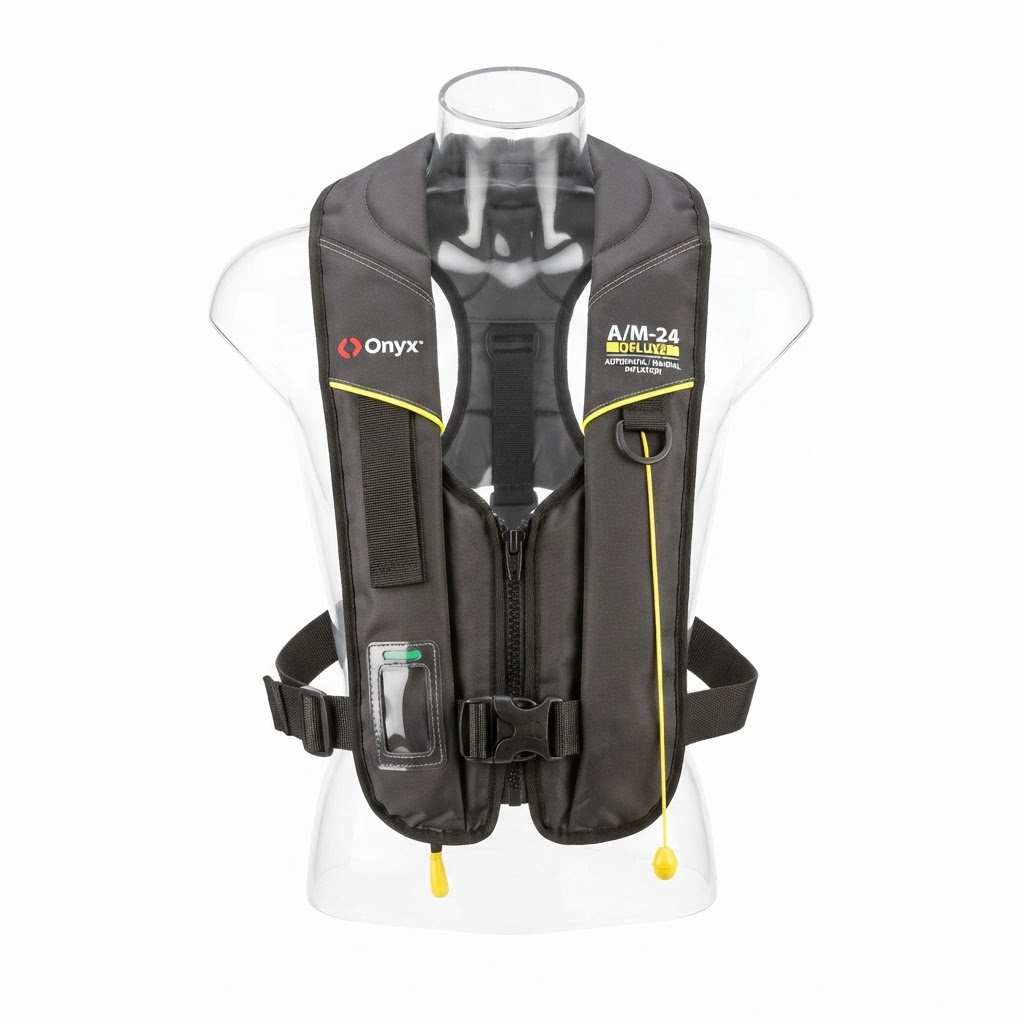 Onyx A/M-24 Deluxe Automatic/Manual Inflatable Life Jacket