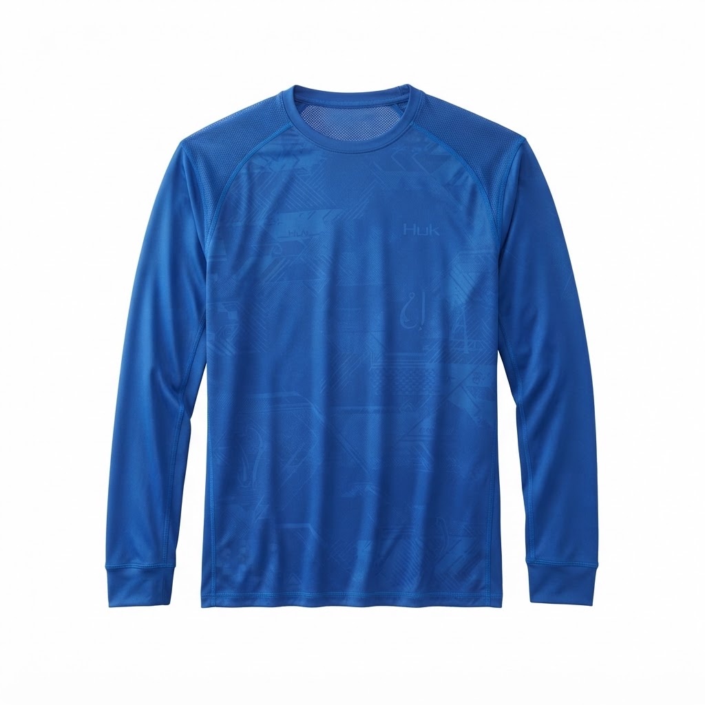 Huk Men's Pursuit Vented Long Sleeve Fishing Shirt