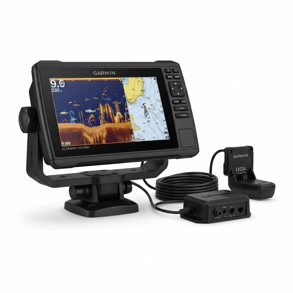 Garmin ECHOMAP UHD 93sv with LiveScope Plus