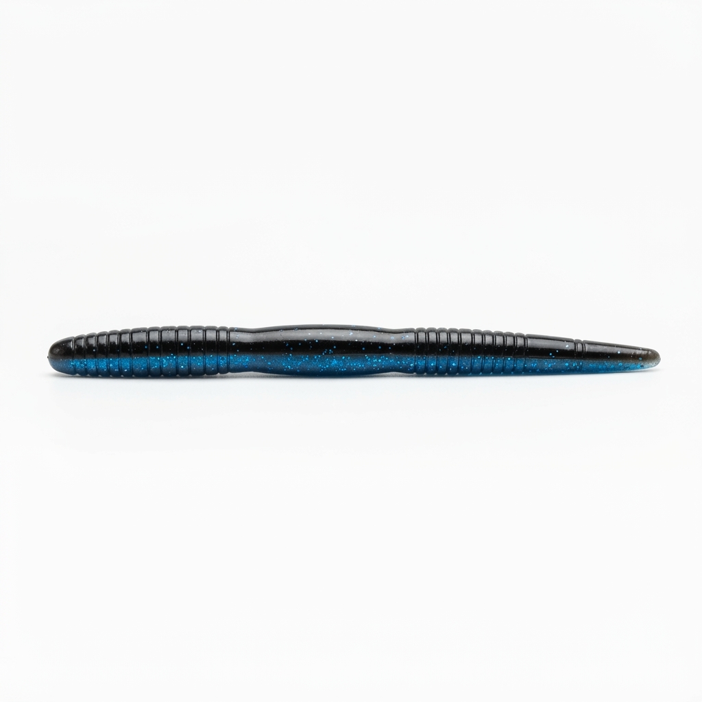 Zoom Trick Worm 6.5-inch (Black/Blue)