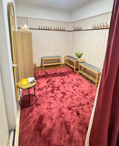 Vestiaire — coin calme