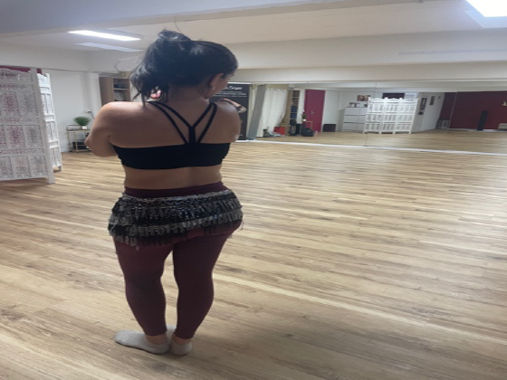 Ceinture orientale portée