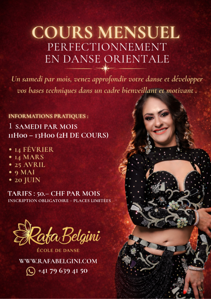 Affiche cours mensuel