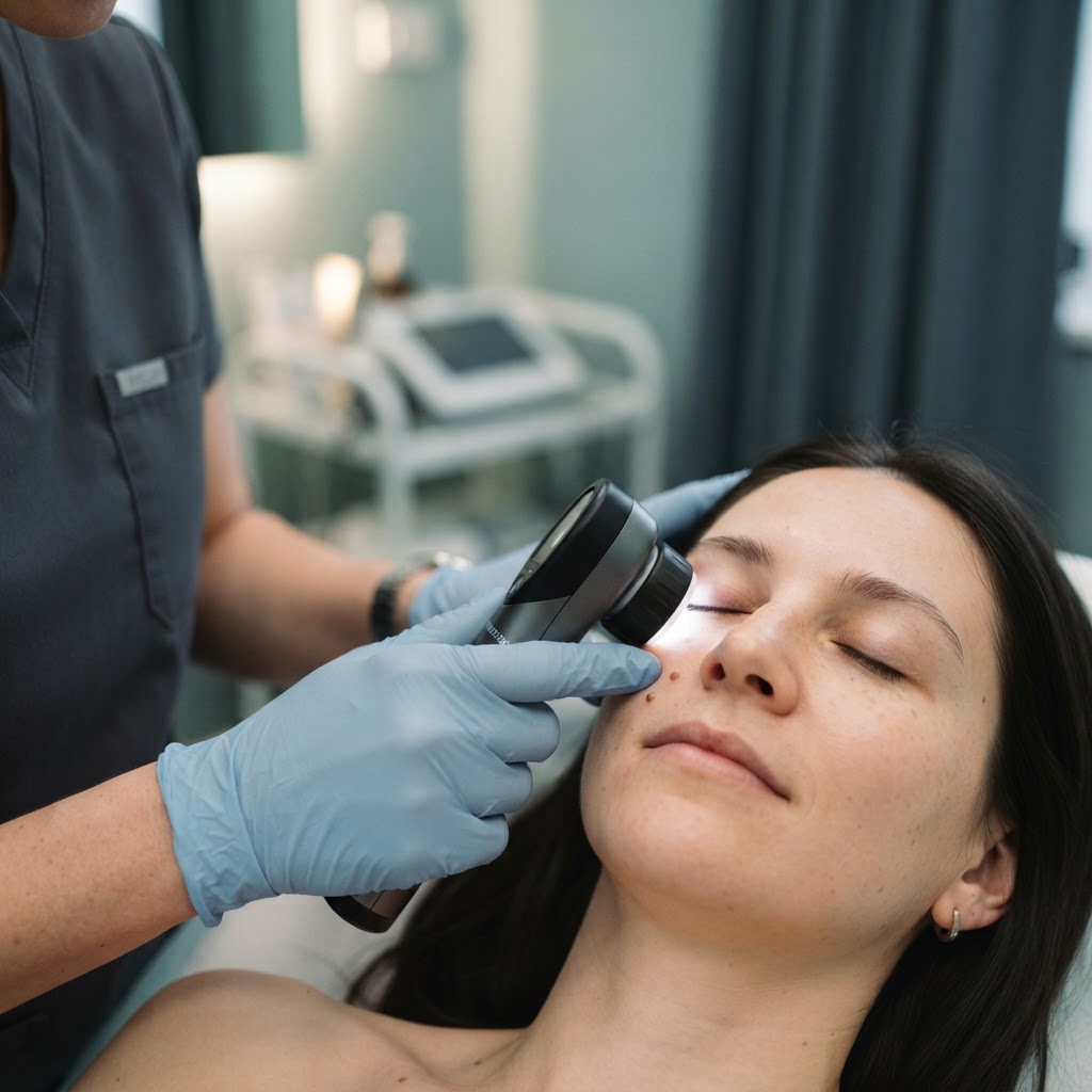 Skin clinic physician