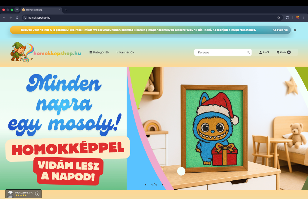 HomokképShop