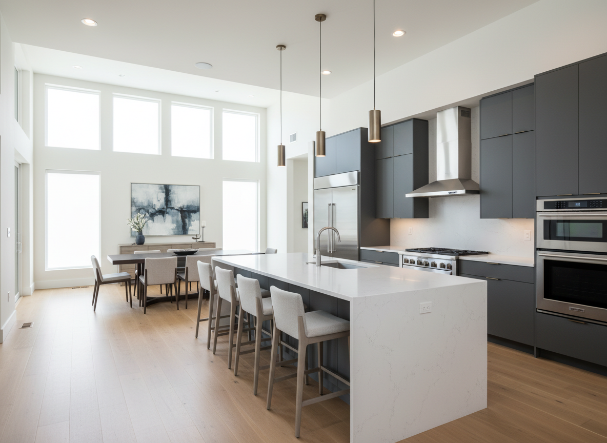 Modern kitchen interior