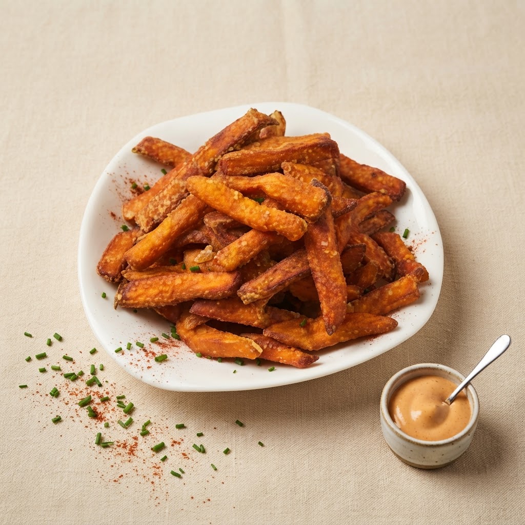 Süsskartoffel Pommes