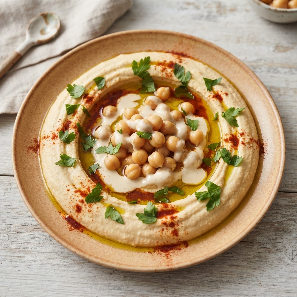  Hummus Plain Tellergericht