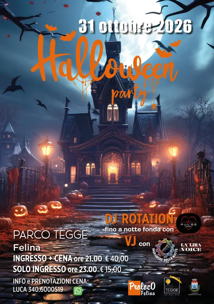 Halloween Party al Parco Tegge