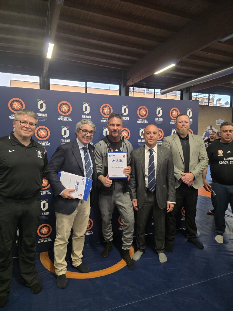 Pintaldi tra i primi in Italia al Certification Day A-MMA FIJLKAM — United World Wrestling