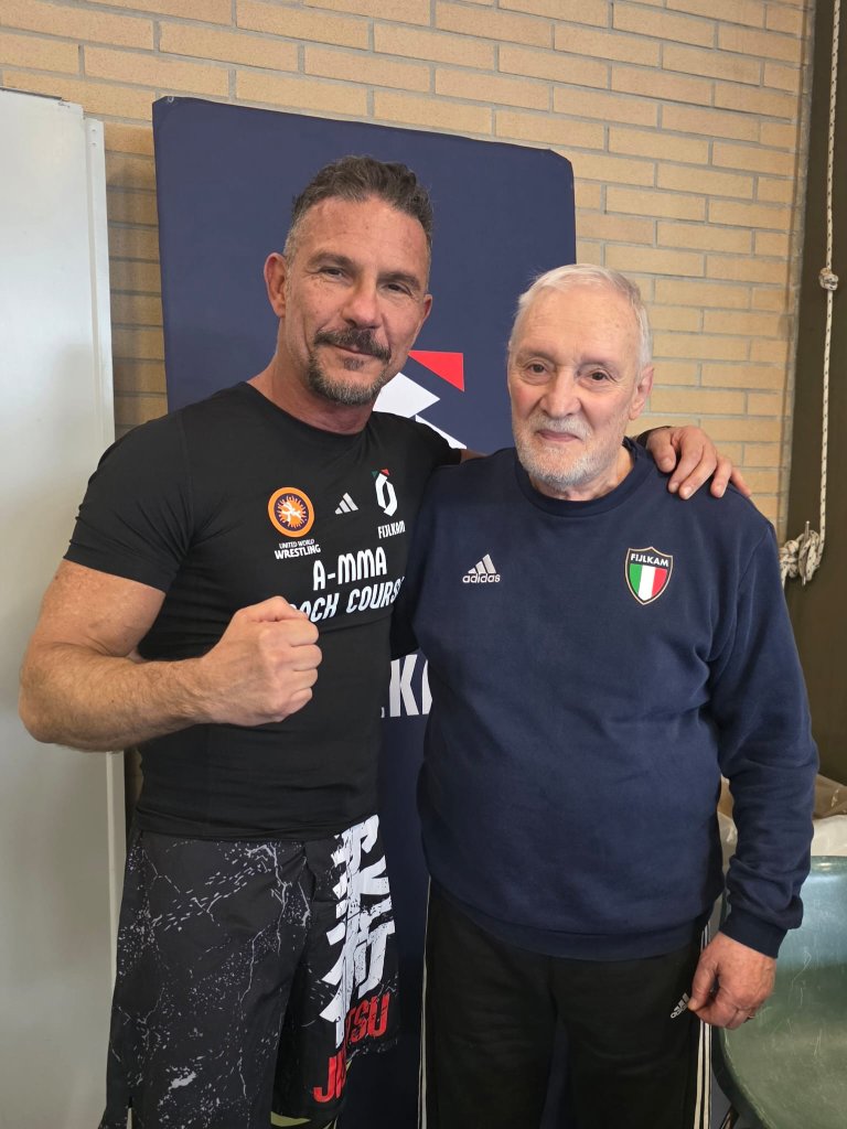 Quando il Maestro Pintaldi si allena con Riccardo Mezzetti — Tecnico Casa Italia FIJLKAM