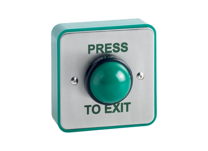 RGL EBGBWC02/PTE Green Dome Press To Exit Button
