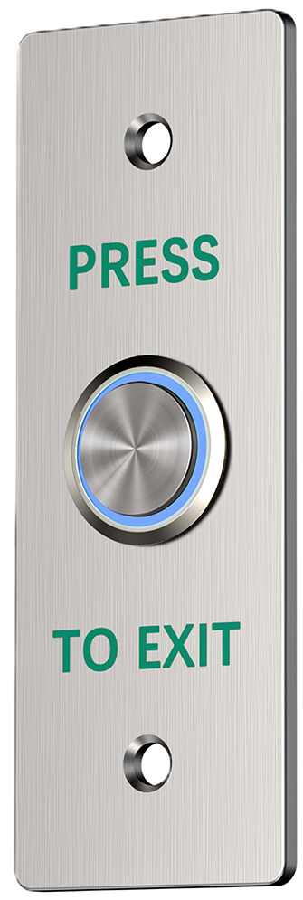 SIB Exit Button OP22A-L with LED (6-wire, 12V DC)